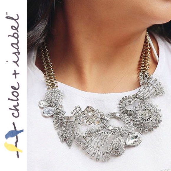 🆕 Deco Collage Statement Necklace c+i N065CL